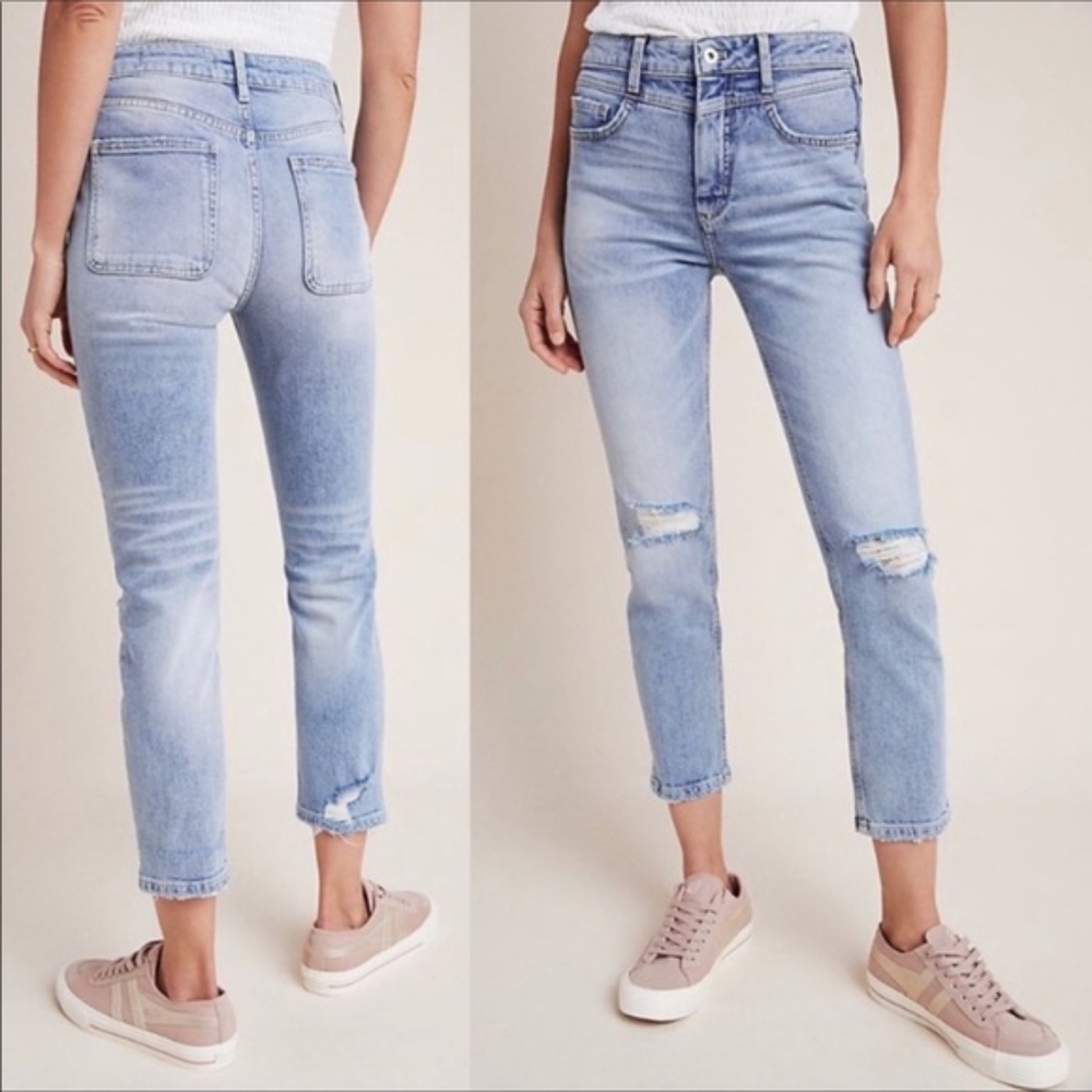 Anthro Pilcro & The Letterpress High Rise Jeans Sz 30 NWT